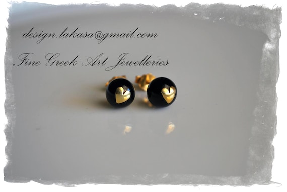 Heart Pearls Stud Earrings Sterling Silver Gold plated Jewelry Lakasa Woman Gift anniversary birthday fashion moda romantic style girlfriend