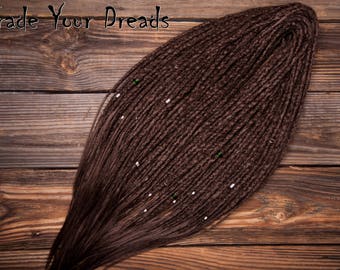 Free Shipping! Choice of colors! Long Double Ended Synthetic Dreads, Full Set, Crochet Dreadlock, Single Ended Dreadlocks