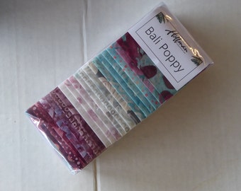 Batik Bali coquelicot ~ Quartz Rose par Hoffman 20 pouces 2.5x44 de bandes de tissu coton envoi rapide, JR348