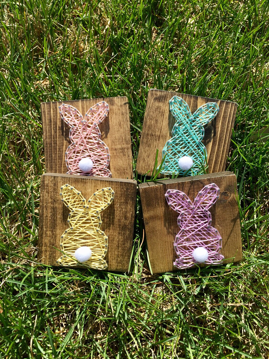 Mini Bunny Rabbit String Art Easter String Art Bunny String