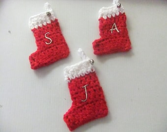 PERSONALIZED MINI Christmas Stocking/Handmade Ornament/Xmas Stocking