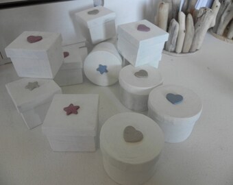 Set of 12 boxes for your jewelry