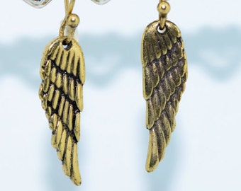 Vintage Winged Earrings