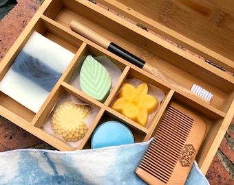 Bamboo Bento Plastic-Free Travel Toiletry Set - Native - Vegan