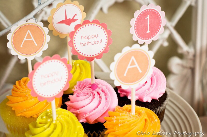 CUSTOM Printable Cupcake Toppers amy patrick prints you