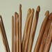 New 12pcs Bamboo Wood Crochet Hooks,Weave Craft ,Crocheted Tools,Size 3-10mm