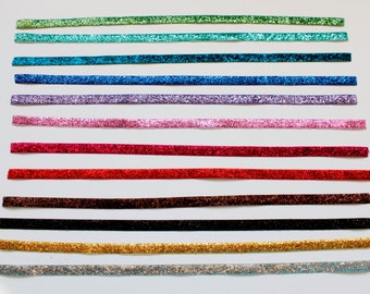 One Non Slip Glitter Headband--Choose Your Own Color