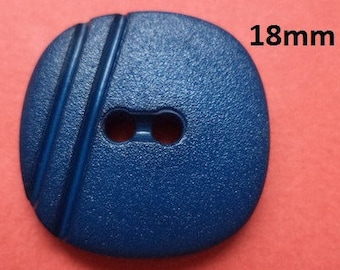 12 buttons Dark blue 18 mm (1365) button