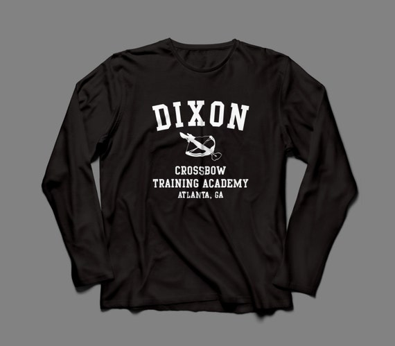The Walking Dead "Dixon Crossbow Training Academy" Long Sleeve Shirt S-4XL Available TWD