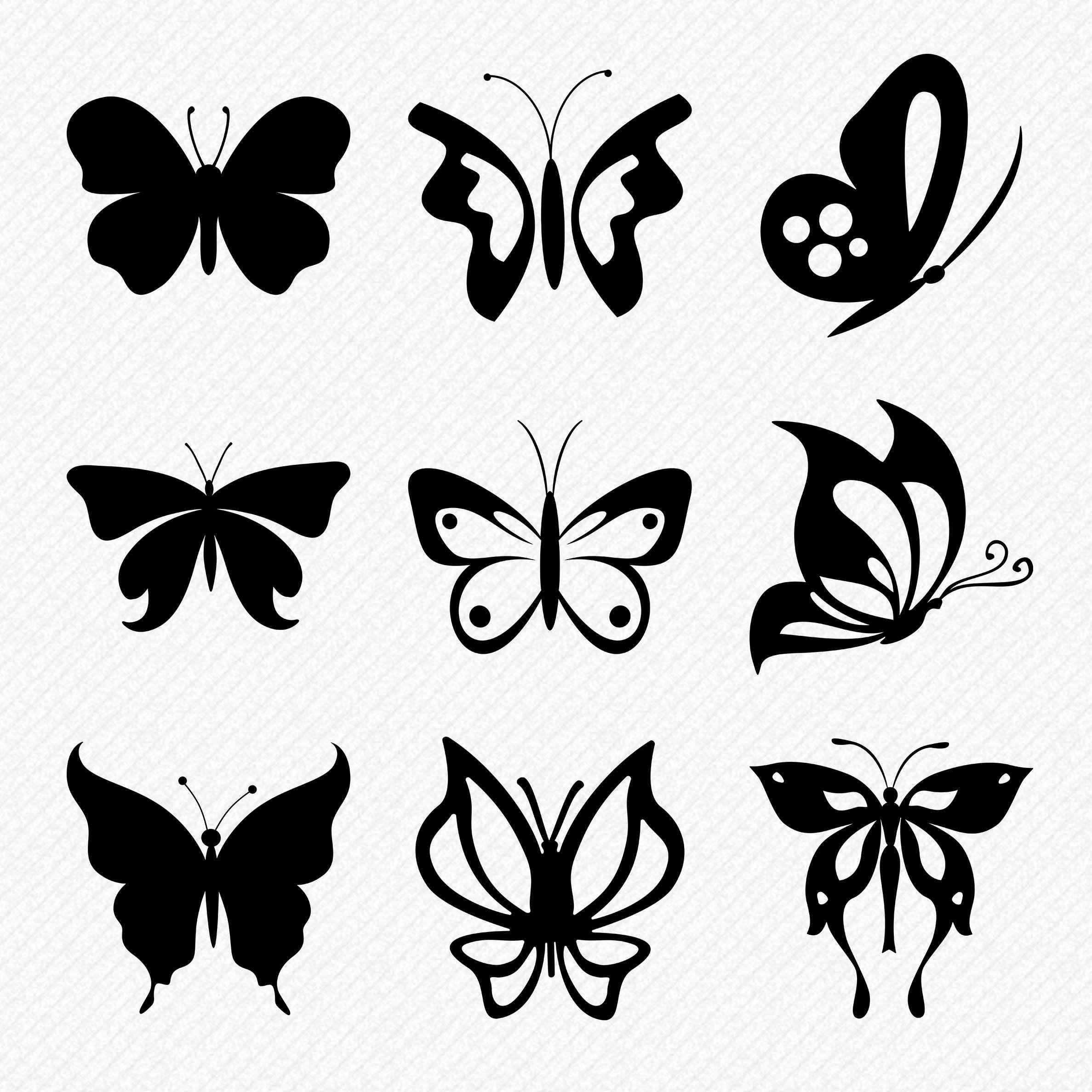 Free Free 56 Svg Simple Flying Butterfly Silhouette SVG PNG EPS DXF File