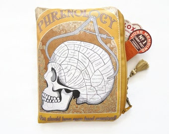 Vintage wallets for women,Girlfriend gifts, Waterproof Phrenology Storage Wallet