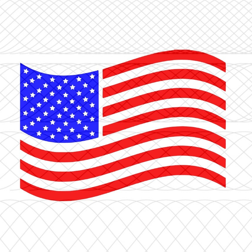 Download American Flag SVG|PNG|STUDIO3 Cut Files for Silhouette ...
