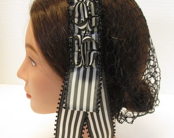 Civil War Hairnet - Vintage Taffeta Ribbon - Affordable Elegance, Choose Your Net