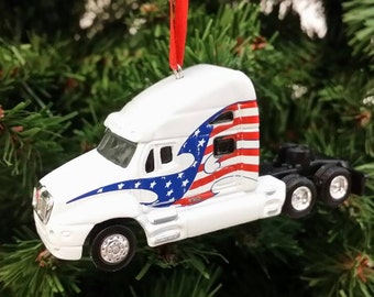 Miniature Kenworth Semi Tractor Rig Free Shipping Happy Holidays L@@k