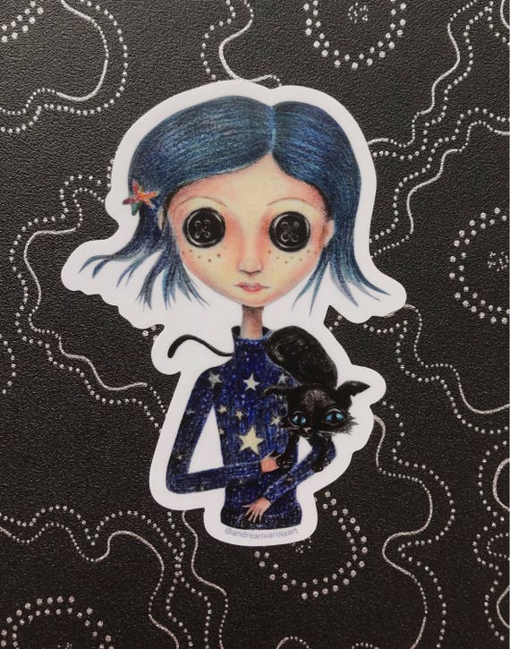 Coraline Vinyl Sticker Die Cut Sticker Laptop Sticker