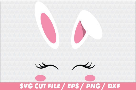 Bunny svg, Bunny svg files, Bunny ears svg, Bunny face svg ...