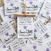 Save the date magnetic | Pencil us in | Fingerprint personalised wedding | save the evening