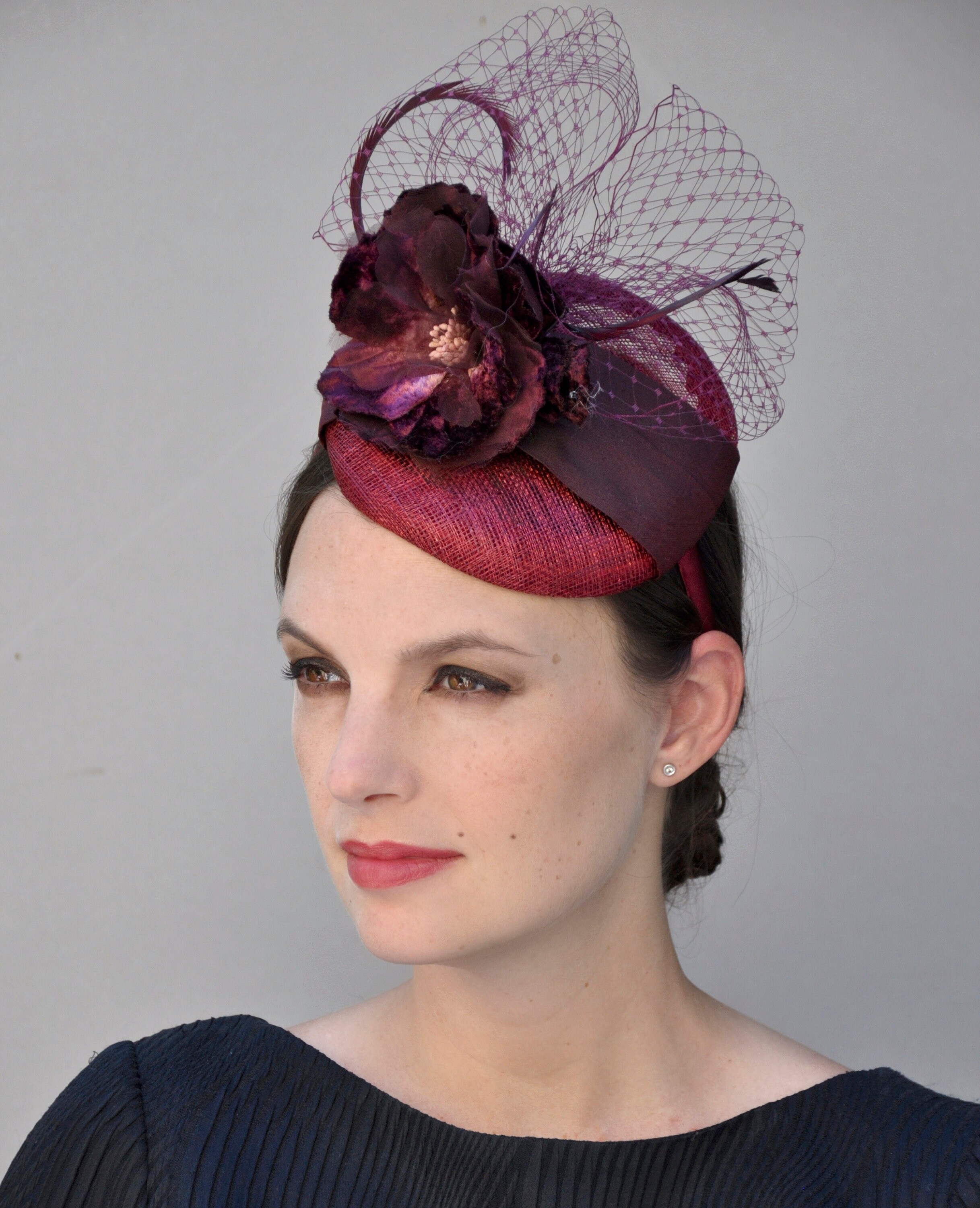 Ladies Formal Hat, Derby Fascinator, Wedding Fascinator, Wedding Hat ...