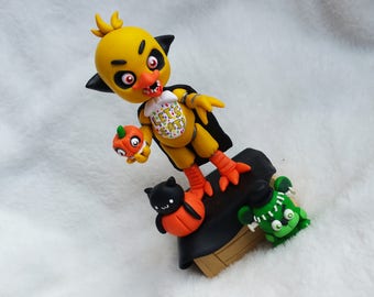 Figure Fimo Vampire girl Halloween-FNAF