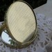 Faux Mother of Pearl Travel Mirror