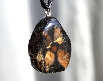 Andalusite gemstone pendant