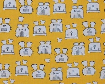 Mona Luna for Robert Kaufman Metro Cafe; D10329; 1/2 yard woven cotton fabric