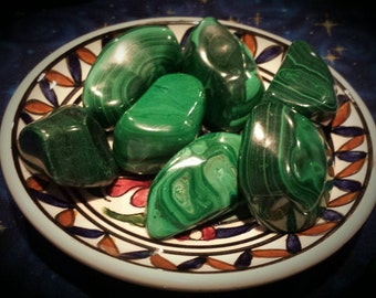 Malachite Large Tumbled Stones