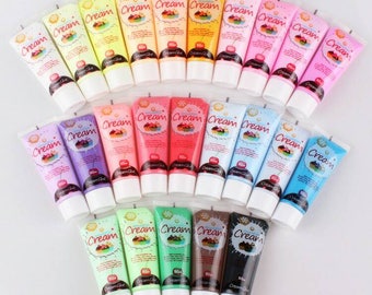 24color set 50ml DIY Fake Whipped Cream Clay DIY Glue Kawaii Cupcake CellPhone Case Decor Moulding Funny toy