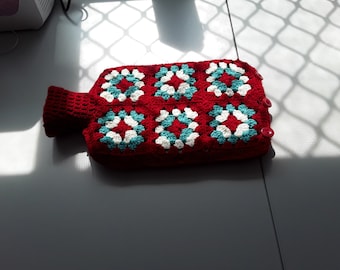 Crochet Hot Water Bottle Cover