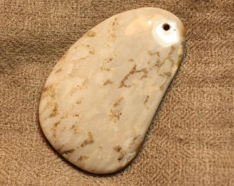 No. 11 4558550022806 55mm fossil coral gemstone pendant