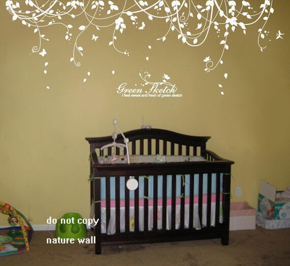 Items similar to Nature wall decals tree decals baby nursery kids room