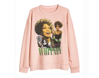 whitney houston sweatshirt