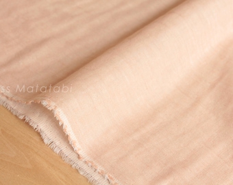 Japanese Fabric Kokochi Double gauze - apricot - 50cm