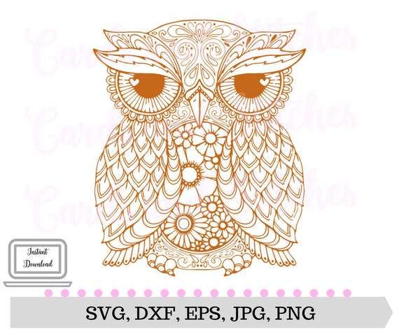 Owl Mandala SVG Owl SVG Mandala Owl SVG Digital Cutting