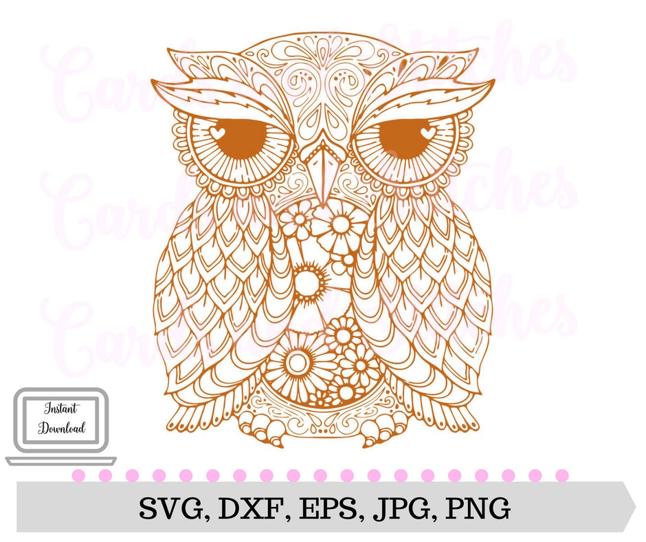 Download Owl Mandala Svg Free Project - Layered SVG Cut File