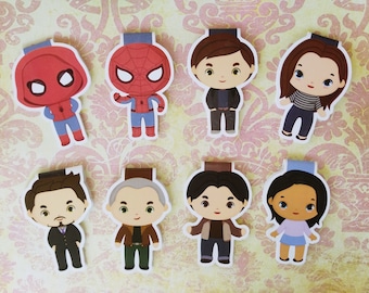 Spiderman — magnetic bookmarks