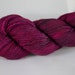 Hand Dyed Sock Yarn, Vampire Kiss Colorway, Red Superwash Merino and Nylon Fingering Yarn
