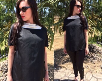 Maternity Blouse MOD Maternity 1960s Expecting Maternity Top / Dress Helene Scott
