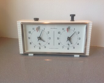 Vintage Russian Soviet chess clock working
