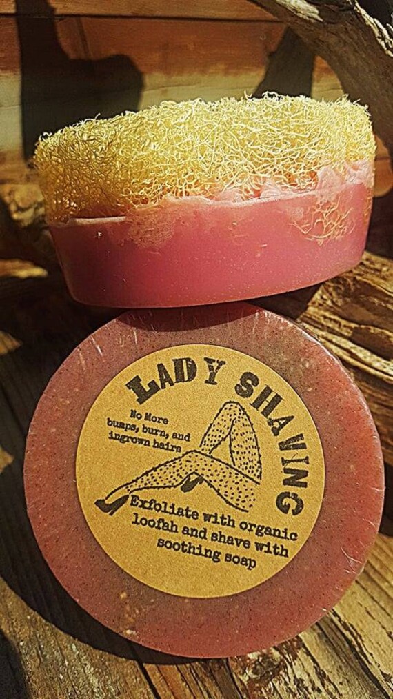 Ladies Exfoliating Shaving Soap with Shimmer