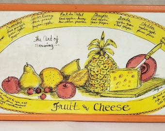 The Art of Serving Fruit and Cheese by Jacque for Soovia Janis 1968
