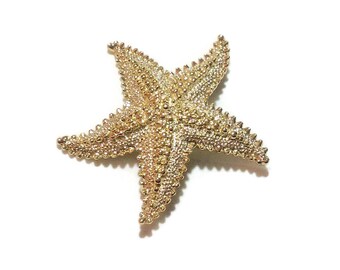 Vintage Goldtone Starfish Pin