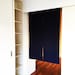 dark gray curtain, Japanese noren order made, noren curtain, japanese fabric, japanese door noren, wall tapestry, wall fabric panel