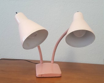 Sweet, Light Pink, Goose Neck Desk Lamp