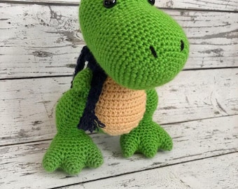 Max the T-Rex, Crochet Dinosaur Stuffed Animal, Plush Animal, Dinosaur Stuffed Toy, MADE TO ORDER