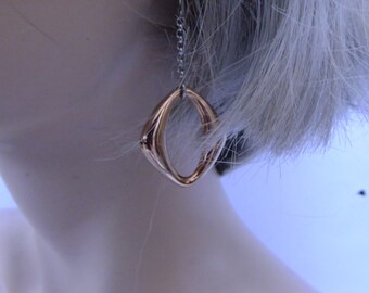 drop earrings, silver gold earrings, simple earrings, minimalist earrings, vintage earrings, costume jewelry