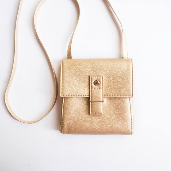 small gold crossbody bag