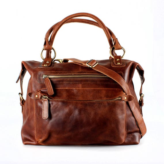 Brown Leather Bag Purse