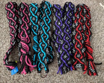 Made to Order - Black, Silver, + Your Choice Woven Belt