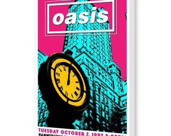 Oasis - New York City - Concert Poster